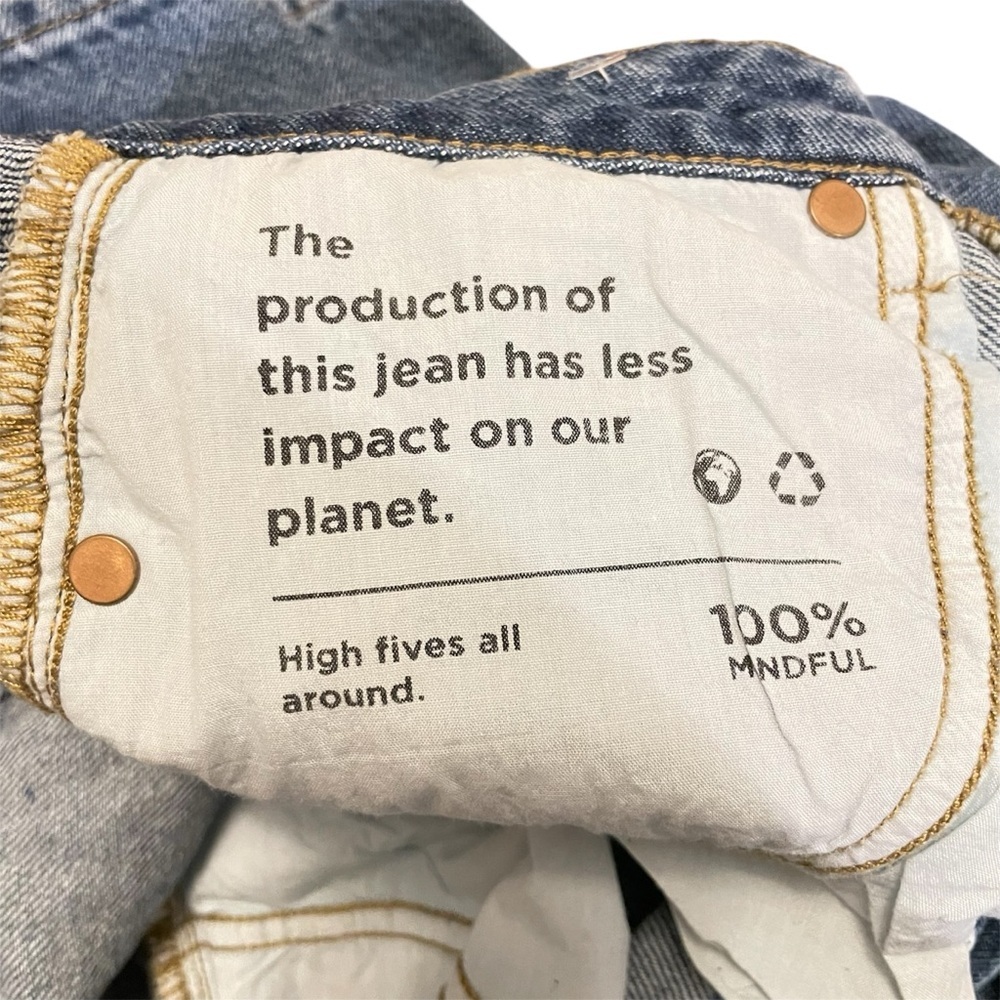 PacSun Blue 90’s Boyfriend Yin Yang Women’s Jeans Size Waist 23 Inseam 32 - Picture 10 of 11